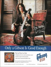 Aerosmith Joe Perry Signature Gibson Les Paul guitar advertisement 1997 ad print - £3.38 GBP
