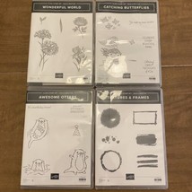 Lot Of 4 Stampin Up Stamp Sets  - £6.28 GBP