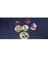 GENUINE,RARE PRESIDENTIAL CAMPAIGN BUTTONS,ROOSEVELT,NIXON,DEWEY,STEVENS... - $24.99