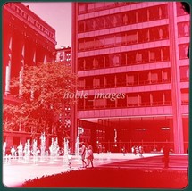 1970s Chicago Landmarks Fountain Plaza Civic Center Pana-Vue Color Slide - £2.74 GBP