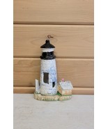 Vintage Ceramic Lighthouse Made In Japan Hand Painted 5&quot; - $27.41 CAD