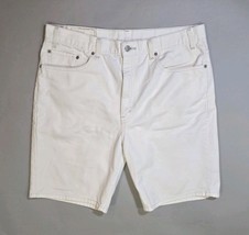 Vintage Levis Shorts Mens 38 White Relaxed Fit 550 Denim Jean 2000 Mexic... - $19.07