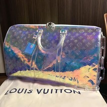 Louis Vuitton Keepall 50 Virgil Abloh Bag Prism 19SS Shoulder M53271 - £5,954.69 GBP