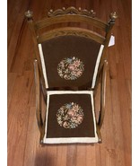 Vintage Fold Up Rocker / Rocking Chair - Wood - £165.70 GBP