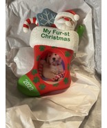 Hallmark 2022 Keepsake Ornament Pet&#39;s Fur-st Christmas Photo Holder New - $13.38 CAD