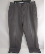 Vintage Dockers Men&#39;s Gray Pleated Slack Pants Size 38x32 - €13,58 EUR