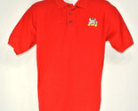 CHUCK E CHEESE&#39;S Vintage Employee Uniform Polo Shirt Red Size L Large - £34.72 GBP