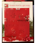 Christmas morning window world tea light holder merry Christmas￼ - $20.30 CAD