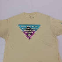 Columbia PFG Men's Cotton Yellow Short Sleeve Pullover Graphic T-Shirt Size XL image 13