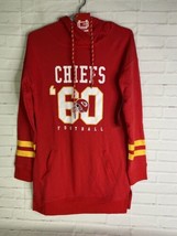 Ultra Game NFL Kansas City Chiefs Womens Tunic Hoodie Pullover Sweatshir... - £59.49 GBP