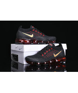 Nike Air VaporMax Flyknit 2 Black-Grey-Red Air Cushion Men Shoes（FREE SH... - €136,52 EUR