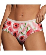 Watercolor Flowers Panties for Women Lace Briefs Soft Ladies Hipster Und... - $254.58 MXN