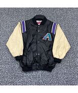Arizona Diamondbacks Varsity Jacket Youth Large Black Majestic Long Slee... - $893.43 MXN