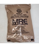 MRE Meal Menu 21 - Lot 9267 Tuna Chunk Light Water Packed Lemon Pepper  ... - $19.34