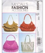 McCalls Fashion Accessories Pattern M5899 for Hobo Bags - $94.84 MXN