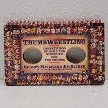 Vintage 1983 The Official Book of Thumb Wrestling Game Board - Gift Idea - Funny - £8.51 GBP