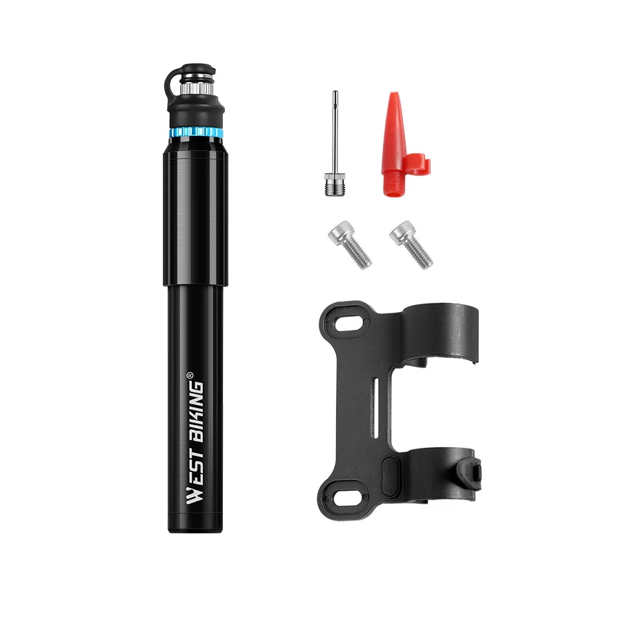 WEST BI Portable Bicycle Pump Cycling Inflator Hand Pump  Bicycle 150PSI Presta/ - £29.80 GBP