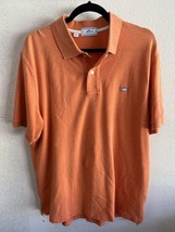 Southern Tide Shirt Mens Large Skipjack Polo Orange Blue Logo Short Sleeve - $14.50