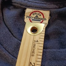 Vintage Delta Pro Weight University Of Michigan Men's Blue T-Shirt Long Sleeve L image 4