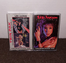 Vintage 80&#39;s Rock Cassette Tapes 3 Albums Lee Aaron Call Of The Wild Metal Queen - £36.67 GBP