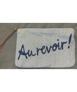 Ann Taylor Loft French Au Revoir! Cloth Clutch, Large Lowest Price - $216.28 MXN