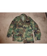 USAF Woodland Camo Field Jacket Size Med Reg - £18.09 GBP