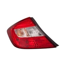 Tail Light Brake Lamp For 2012 Honda Civic Passenger Side Chrome Red Clear Lens - £89.52 GBP