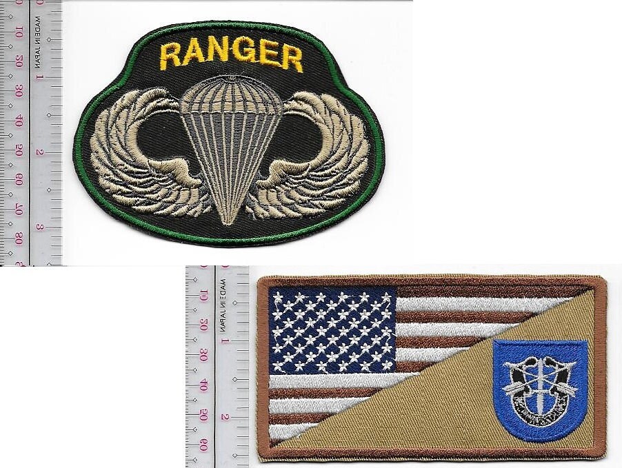 Ranger Army 19th Special Forces Group Airborne &amp; Ranger Parachutist Wing... - $18.99