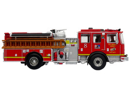 KME Predator Fire Engine #8 LA County Fire Department 1/64 Diecast Model Red 5 - £90.87 GBP