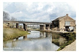ptc4908 - Lancs - An early view Foulridge Canal &amp; Bridge/Viaduct? - print 6x4 - £2.21 GBP