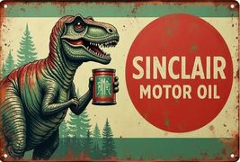 Sinclair  Retro Vintage Gas Gasoline Oil Sign 8x12 inches Station dd - $34.84 CAD