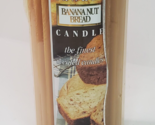 Yankee Candle Banana Nut Scalloped Ribbed Pillar 6x2.8&quot; Sealed 70-85 hr ... - $23.71