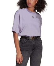 adidas Original Womens Crewneck T-Shirt Purple Size X-Large - £25.52 GBP