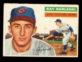 Vintage BASEBALL Card TOPPS 1956 #133 RAY NARLESKI Pitcher Cleveland Ind... - £7.59 GBP