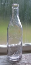 Vintage J M Collins J.M.C. Concord NH Bottle Clear Tinge Purple Blob Top - £10.96 GBP
