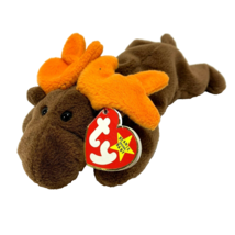 1993 TY Beanie Baby Chocolate the Moose Rare Style 4015 - £19.25 GBP