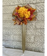 Fall Cemetery, flowers for grave, fall grave decoration, cross for grave - $32.82 CAD