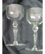 Lot of 2 Cordial Crystal Glass Mikasa Height: 5 1/8&quot; - £4.54 GBP