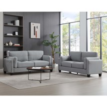 Oversized Modern Sofa Set: 2+3 Seater Gray - $698.99