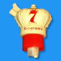 Vintage Seagram&#39;s Seven Crown 7 Whiskey Bottle Pour Spout Stopper Top - $3.94