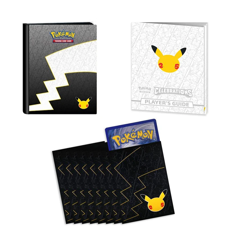 Original Anime Pokemon 25th Anniversary PTCG Commemorative Edition Card Book - £24.07 GBP+
