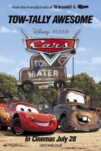 2006 Disney Pixar Cars Movie Poster 11X17 Lightning McQueen Tow Mater Doc  - £9.32 GBP