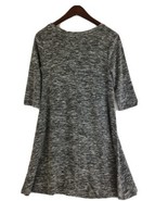 Living Doll Womens Dress Comfortable M Grey Elbow Length Sleeve Soft Flowy - $142.38 MXN