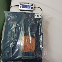 Levi's 505 Straight Leg Men's Blue Denim Cotton 5-Pocket Jeans Size 40W×32L image 7