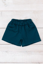 Shorts (Girls), Summer,  Nosi svoe 6033-057-1 (temno-smarahdovyj) - $16.29
