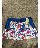 Grand Slam Perforance White Colorful Tennis Skorts Shorts Back Pocket Si... - $38.47 CAD