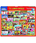 White Mountain TV Lunch Boxes - 1000 Piece Jigsaw Puzzle - £15.02 GBP