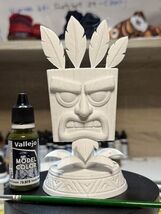 Aku Aku Bust 13cm – Unpainted 3D Printed Fan Tribute Figure (FDM) - $711.01 MXN
