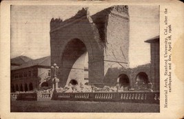 UDB POSTCARD-MEMORIAL ARCH,STANFORD UNIVERSITY AFTER 1906 EARTHQUAKE &amp; F... - £4.75 GBP