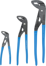 Tongue And Groove Plier Set Dipped Blue 3 Pcs NEW - £48.25 GBP